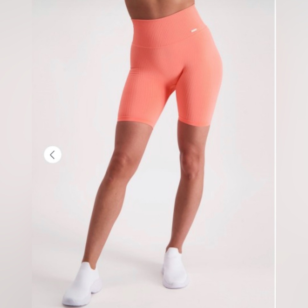 Aim’n Coral Ribbed Seamless Biker Shorts